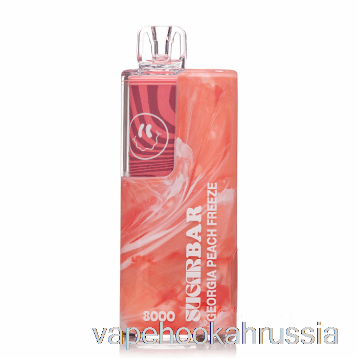 Vape Russia сахарный батончик Sb8000 0% без никотина одноразовый персиковый замороженный батончик для Грузии